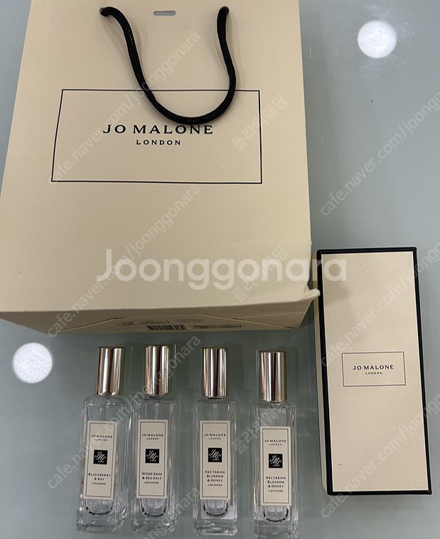 조말론 30ml 향수 공병 4개 일괄 판매합니다.--0