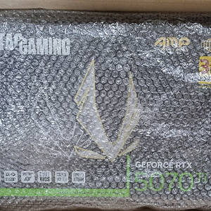 조텍 RTX 5070ti amp 익스트림 미개봉