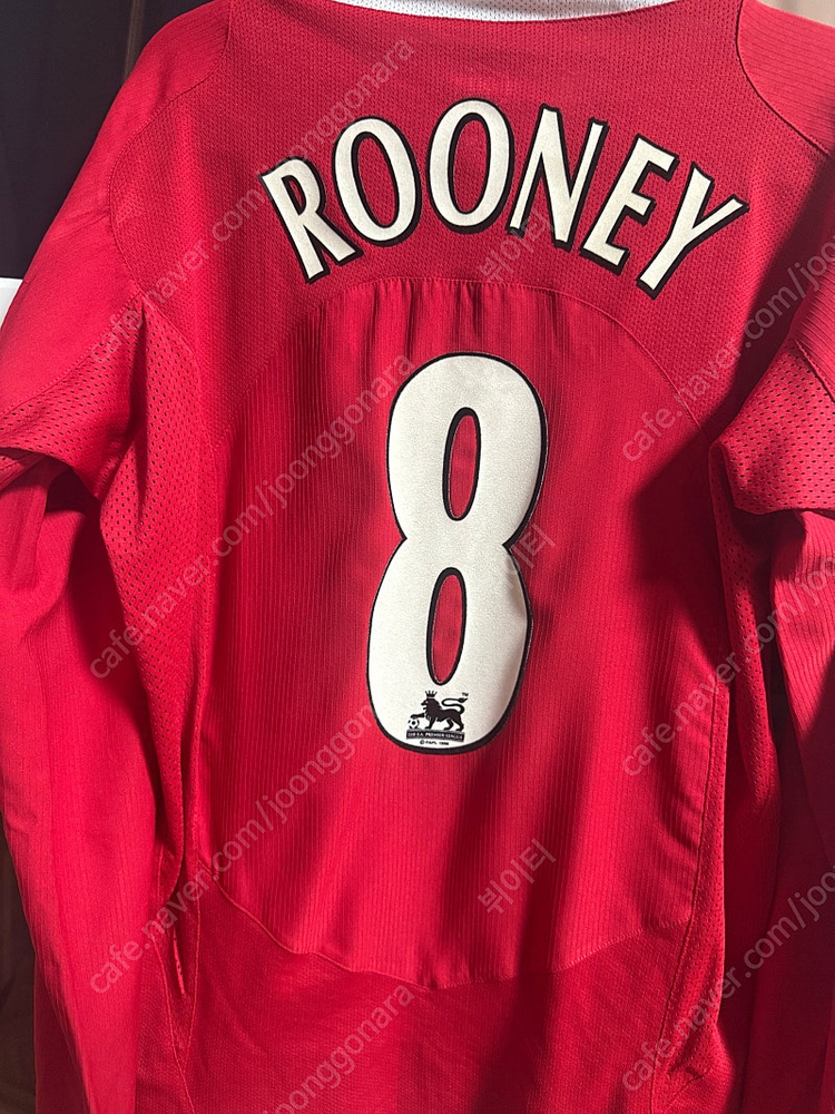 정품 05 맨유 보다폰 루니 풀 오피셜패치 S사이즈--2