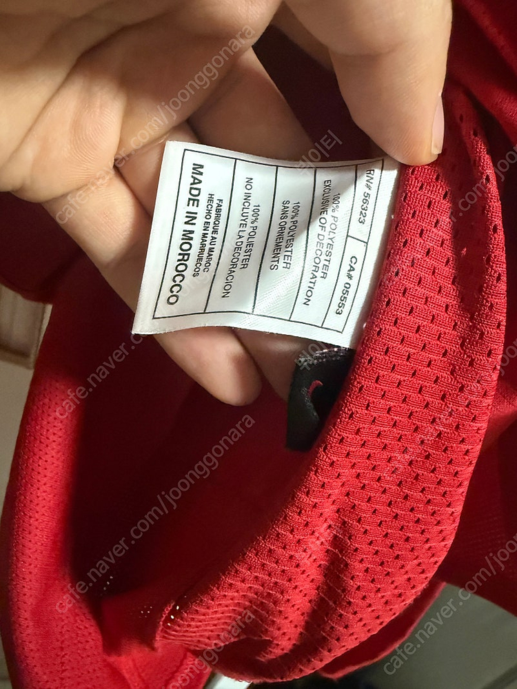 정품 05 맨유 보다폰 루니 풀 오피셜패치 S사이즈--5