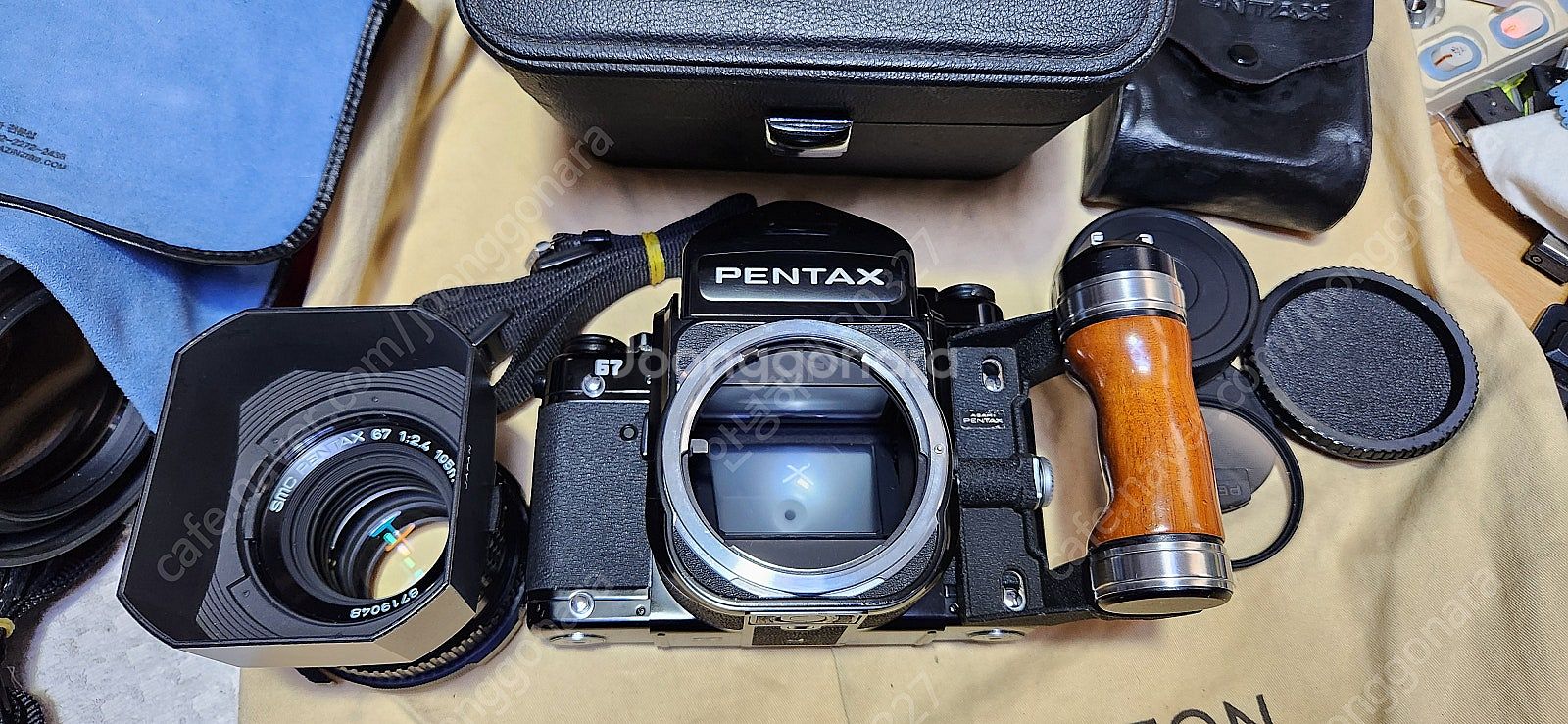 Pentax 67인하(신형A급), 4LR44 기능노출정...--2