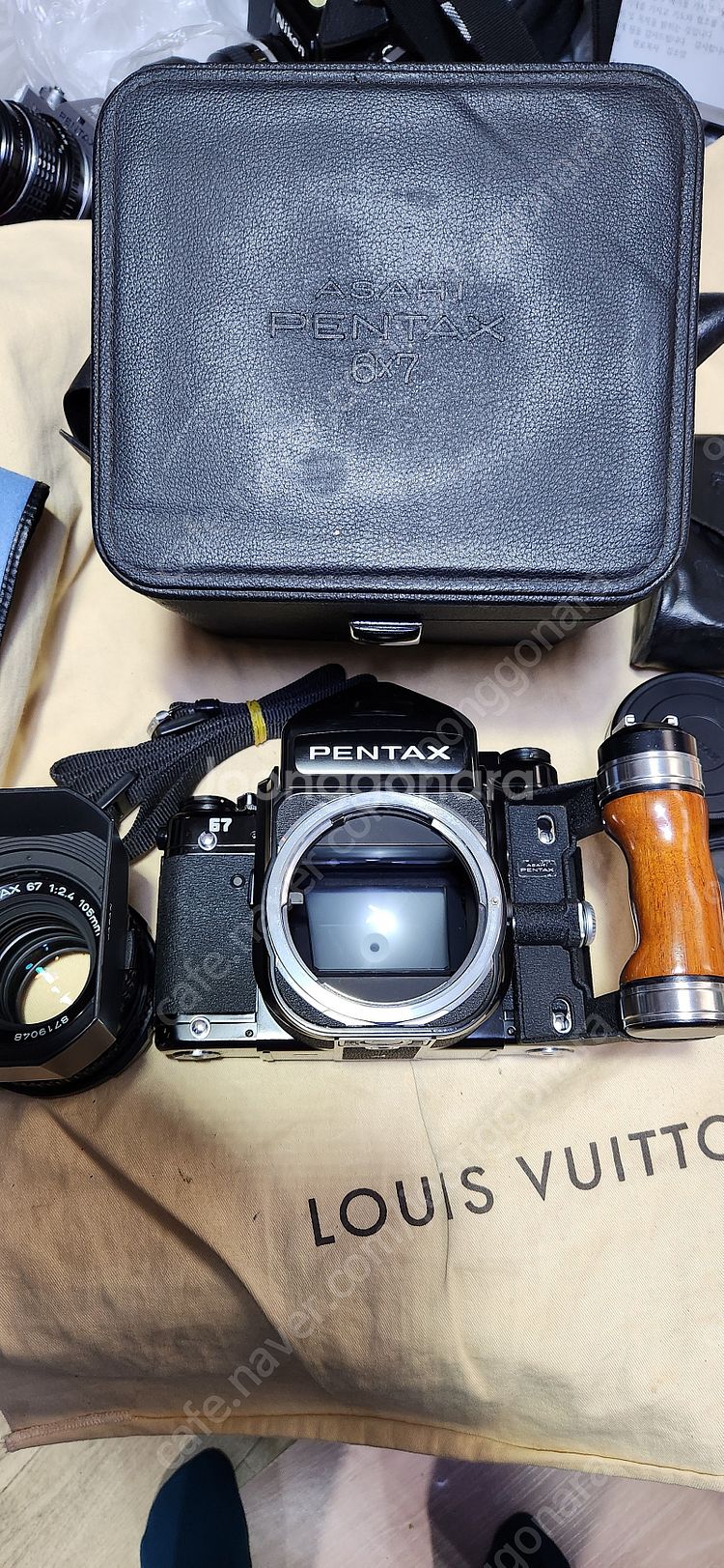 Pentax 67인하(신형A급), 4LR44 기능노출정...--3