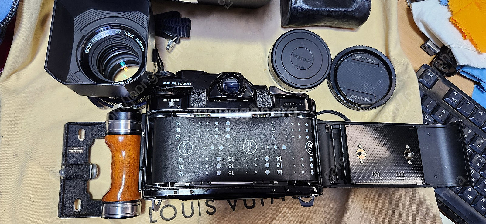 Pentax 67인하(신형A급), 4LR44 기능노출정...--6