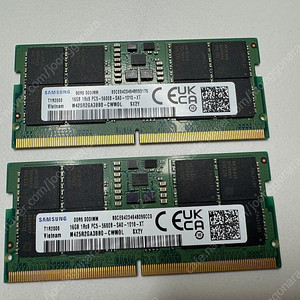 삼성 노트북 램 ddr5 5600 16x2 32gb