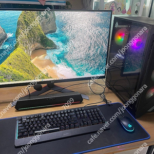7500F RTX4070 SUPER 본체 32인치 2K 144Hz 모니터 풀셋