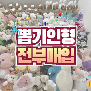 뽑기 중형 인형 매입합니다