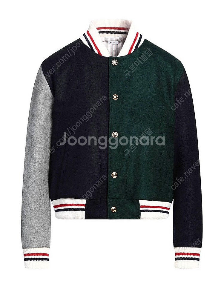 [4] 톰브라운 멀티컬러 울 봄버 자켓 새상품--5