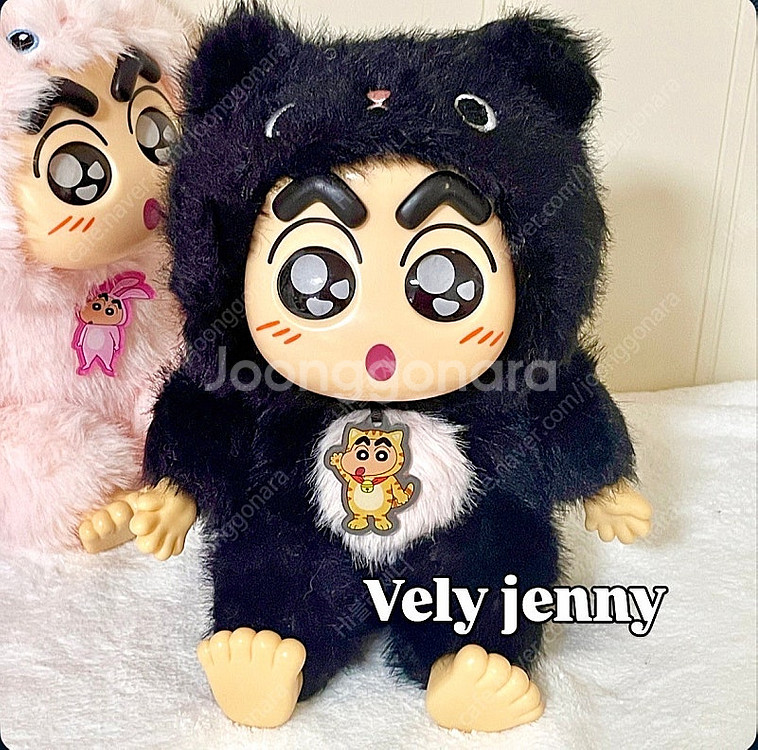 새상품)짱구 라부부 고양이 중형 피규어 인형(라이즈 원...--1