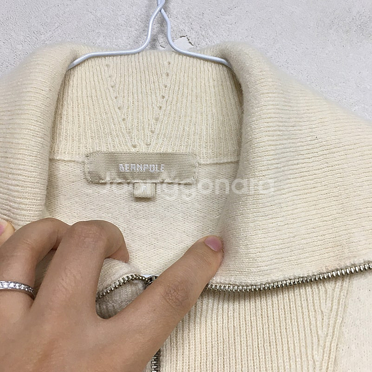 22 빈폴 레이디스 반집업 카라 니트 95 / 랑방 마인 오브제 타임 럭키슈에뜨 산드로 마쥬 오르 시에 시스템--2