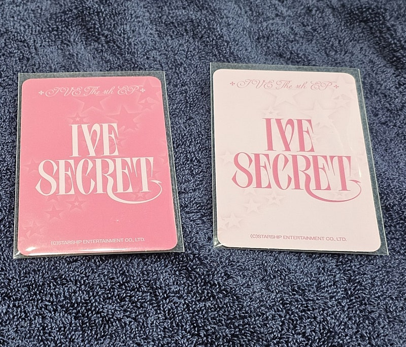 아이브 시크릿 포카 (장원영 레이 이서 리즈 가을) 이미지