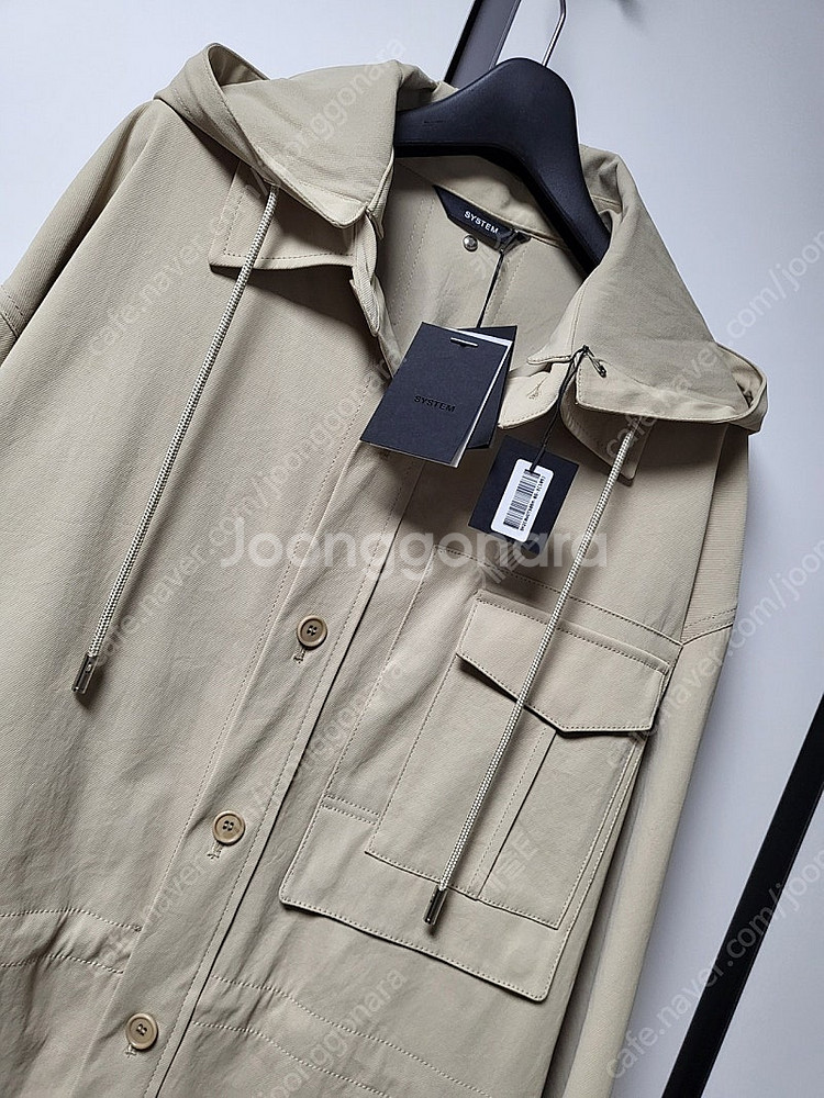 시스템옴므 후드 점퍼 자켓--8