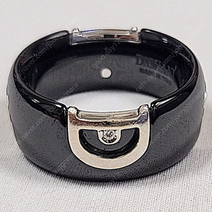 정품 다미아니 디 아이콘 23년구매 1P 다이아 반지 세라믹/18k화이트골드 국내사이즈 20호