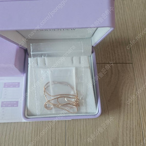 (새상품)골든듀 로프체인 18인치 로즈골드