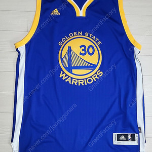 Golden State Warriors 2016-2017 스테픈 커리 No.30 스윙맨 어웨이 져지 아디다스 정품