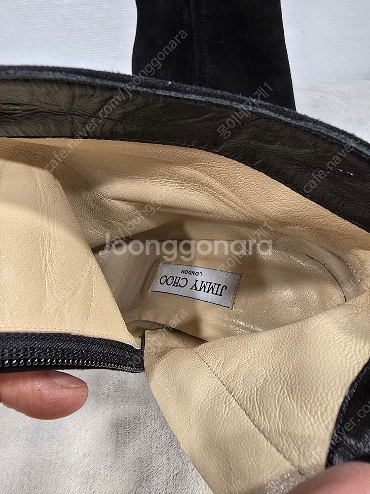 지미추 스웨이드 앵글부츠 36 (230)--5