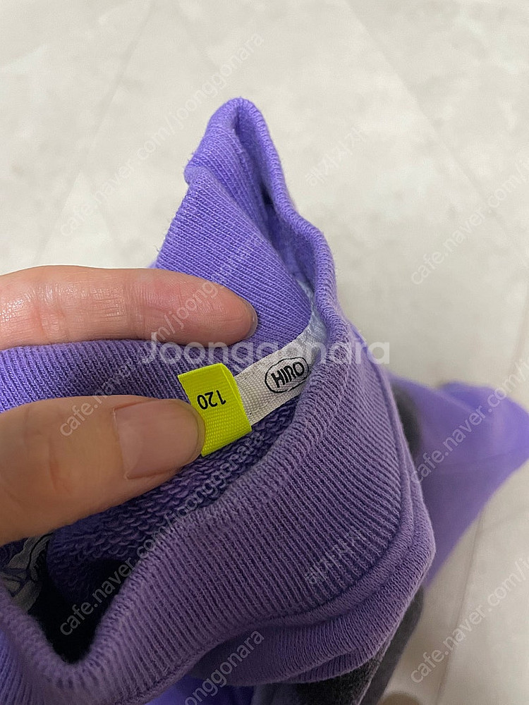 히로 컬러 스프레이 스웨트셔츠 110, 120--5