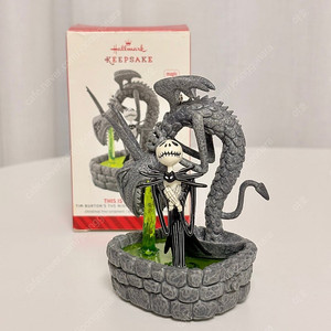 홀마크 디즈니 크리스마스의 악몽 뮤직 오너먼트 피규어
