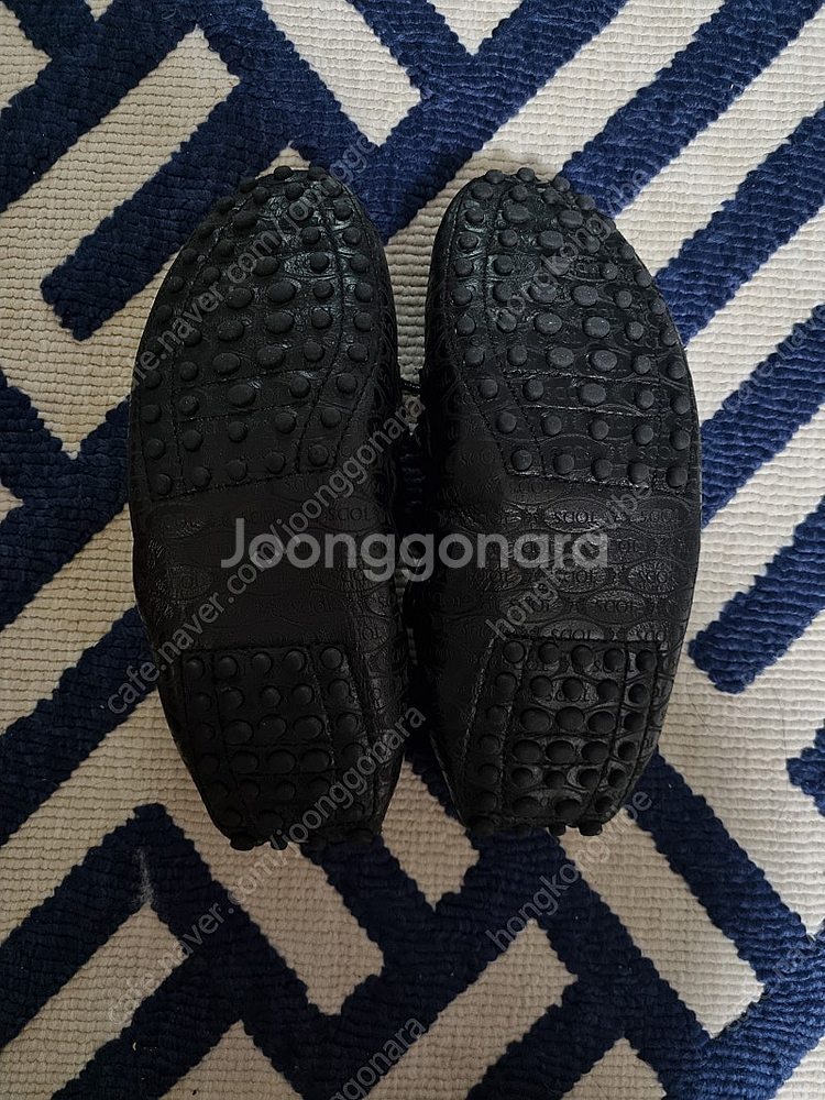 토즈 Tods 헤븐 로고 가죽 드라이빙 슈즈--2