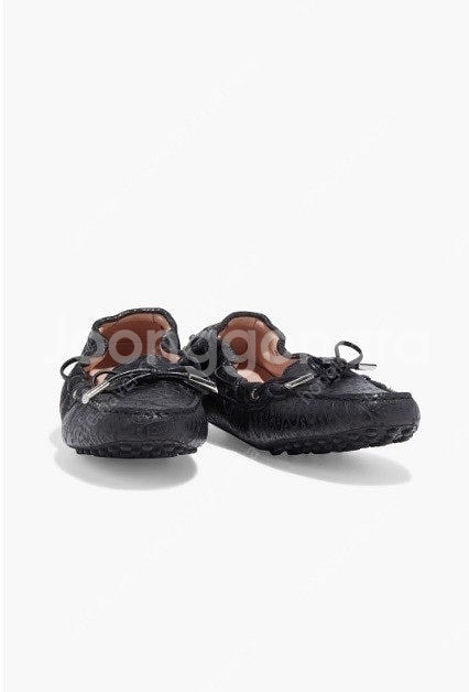 토즈 Tods 헤븐 로고 가죽 드라이빙 슈즈--6