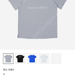 옵티미스틱러너스 스타티드 인 베를린 티셔츠 그레이 XL 미착용 새상품