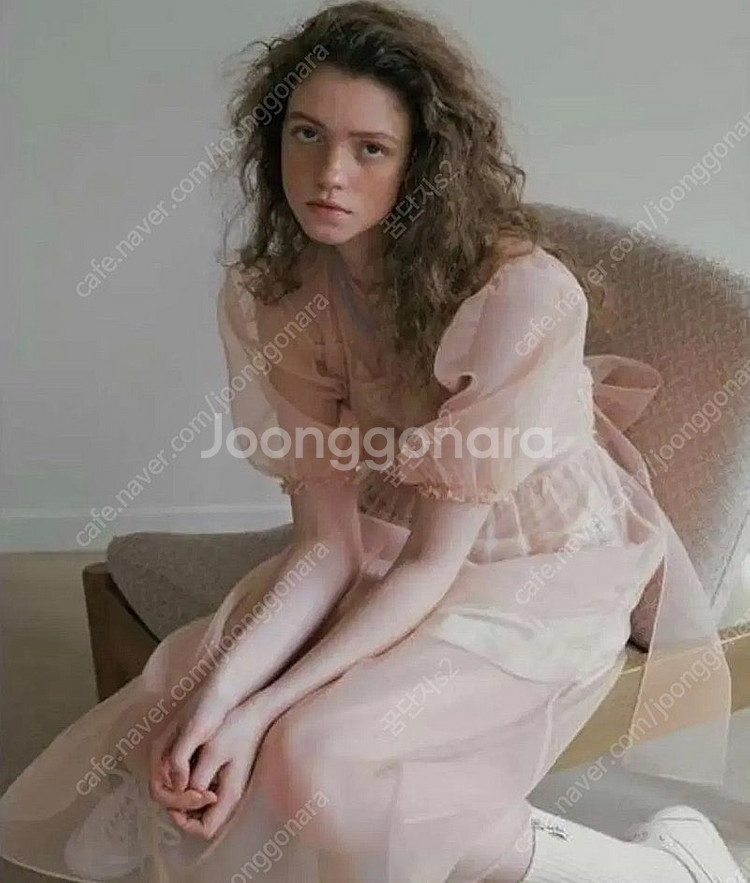 오버듀플레어 오간자 레이어 이나연 원피스 드레스 셀프웨...--4