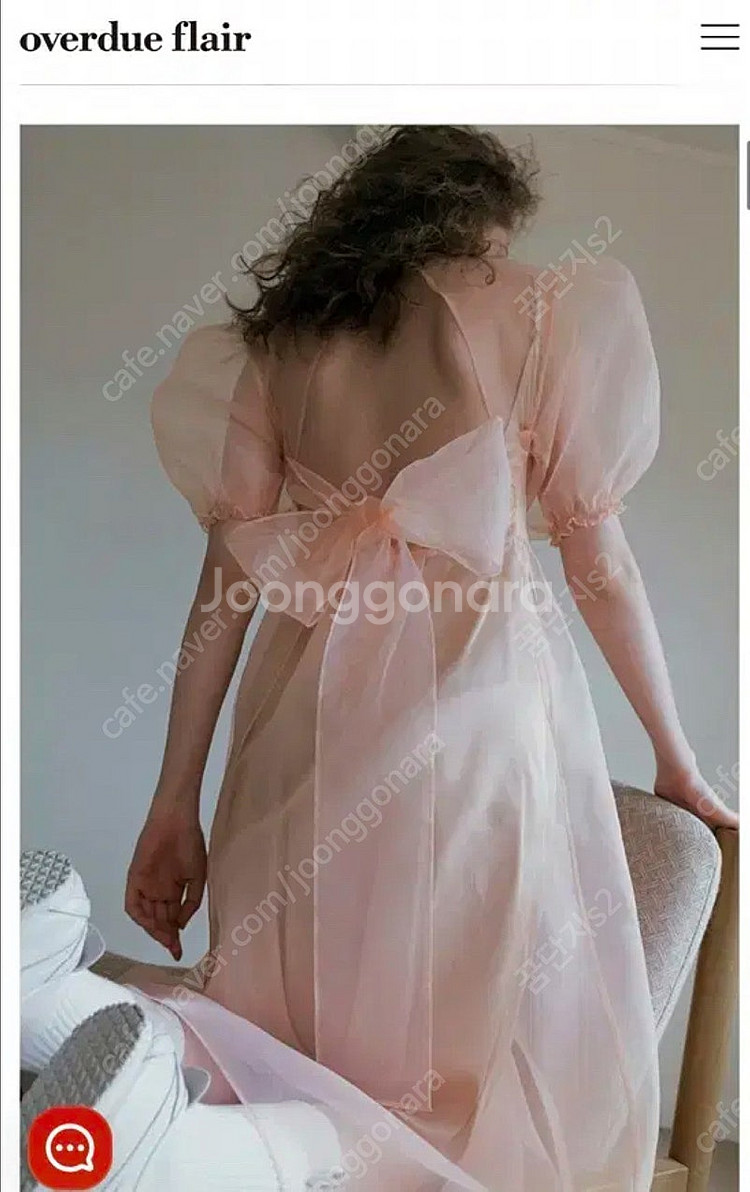 오버듀플레어 오간자 레이어 이나연 원피스 드레스 셀프웨...--6