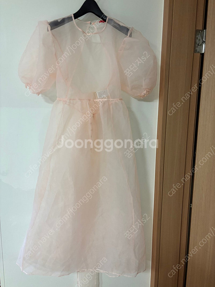 오버듀플레어 오간자 레이어 이나연 원피스 드레스 셀프웨...--8
