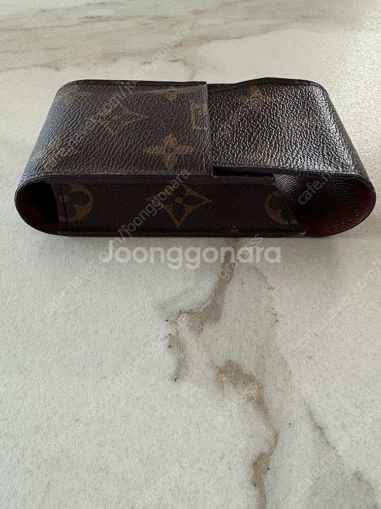 정품 루이비통 모노그램 시가렛 케이스 가죽 케이스--6