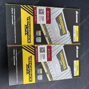 커세어 벤젠스 ddr4 64g(32x2) 미개봉 튜닝 램