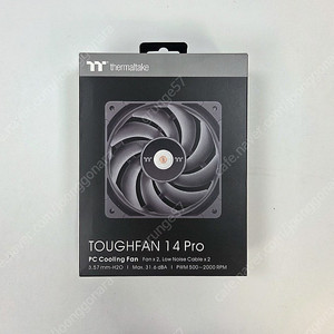 써멀테이크 TOUGHFAN 14 Pro 2팩, CT120 EX Reverse ARGB Sync 화이트 3팩 판매합니다.