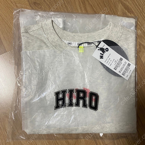 히로 드로잉체커 티셔츠 130/140