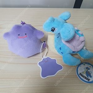 (새제품) 포켓몬스터 메타몽 & 라프라스 인형키링