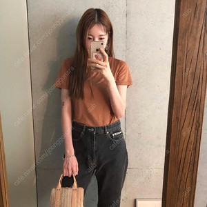 샵오눅 시시아사우르스 파우더 데님 진 팬츠