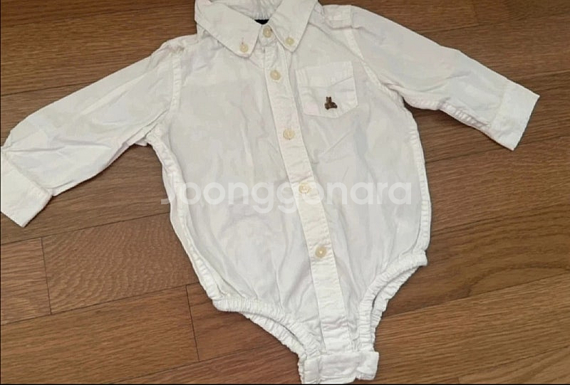 갭 아기 흰셔츠 슈트 촬영복--0