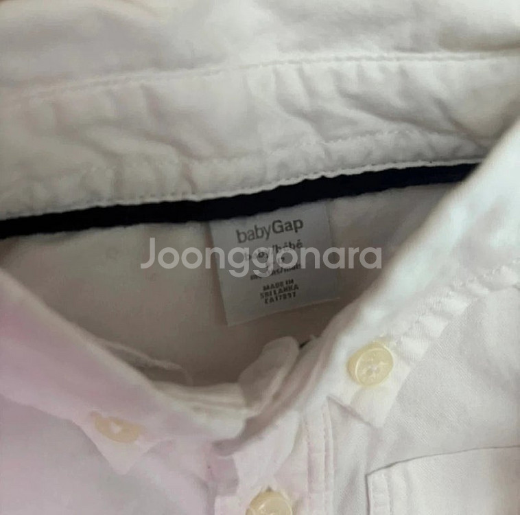 갭 아기 흰셔츠 슈트 촬영복--1