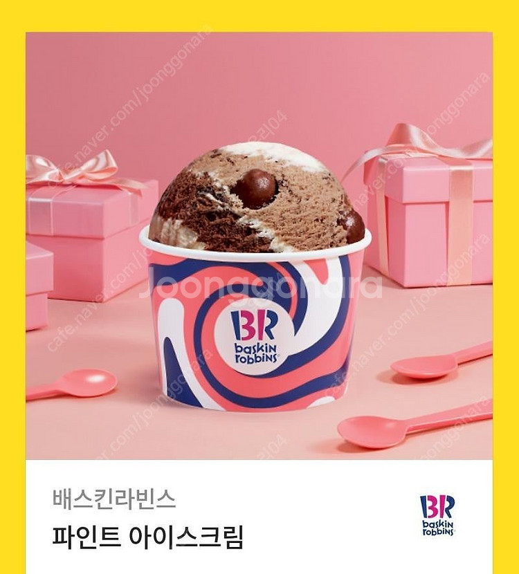 배스킨라빈스 파인트 아이스크림--0