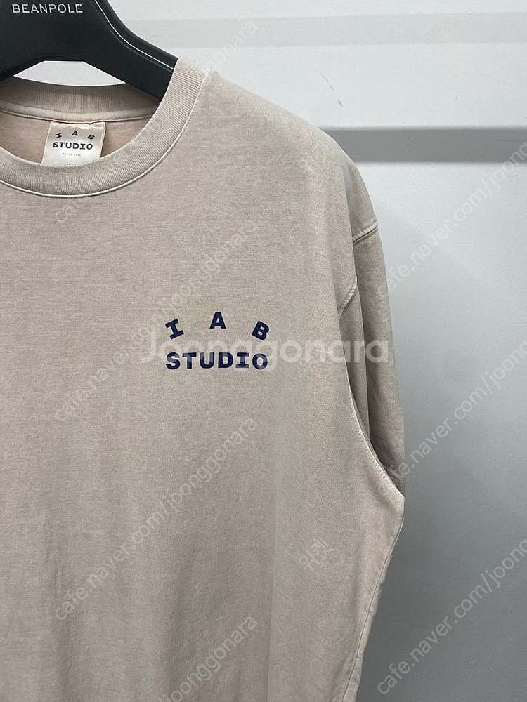 (XL) 남녀공용 아이앱 스튜디오 IAB 피그먼트 티셔...--2