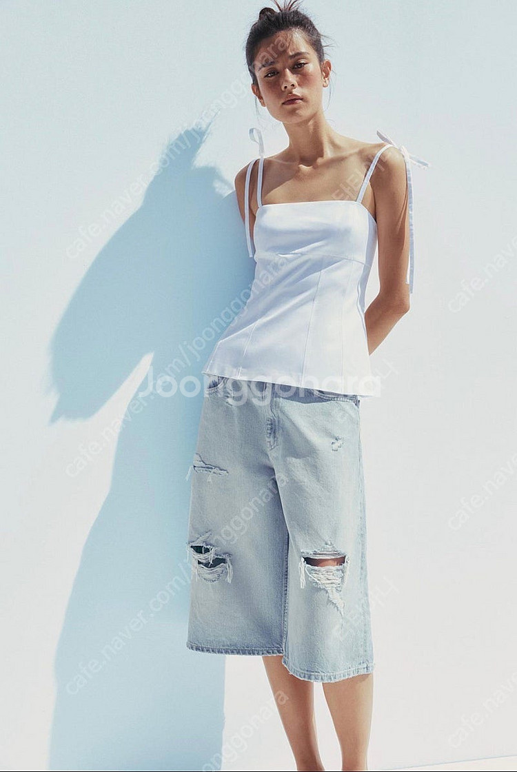 zara 자라 테일러드 리본 탑 49900-29900 ...--0