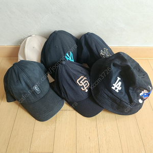 (택배) 모자 6개 일괄