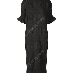 미 이세이미야케 슈링크 원피스 블랙