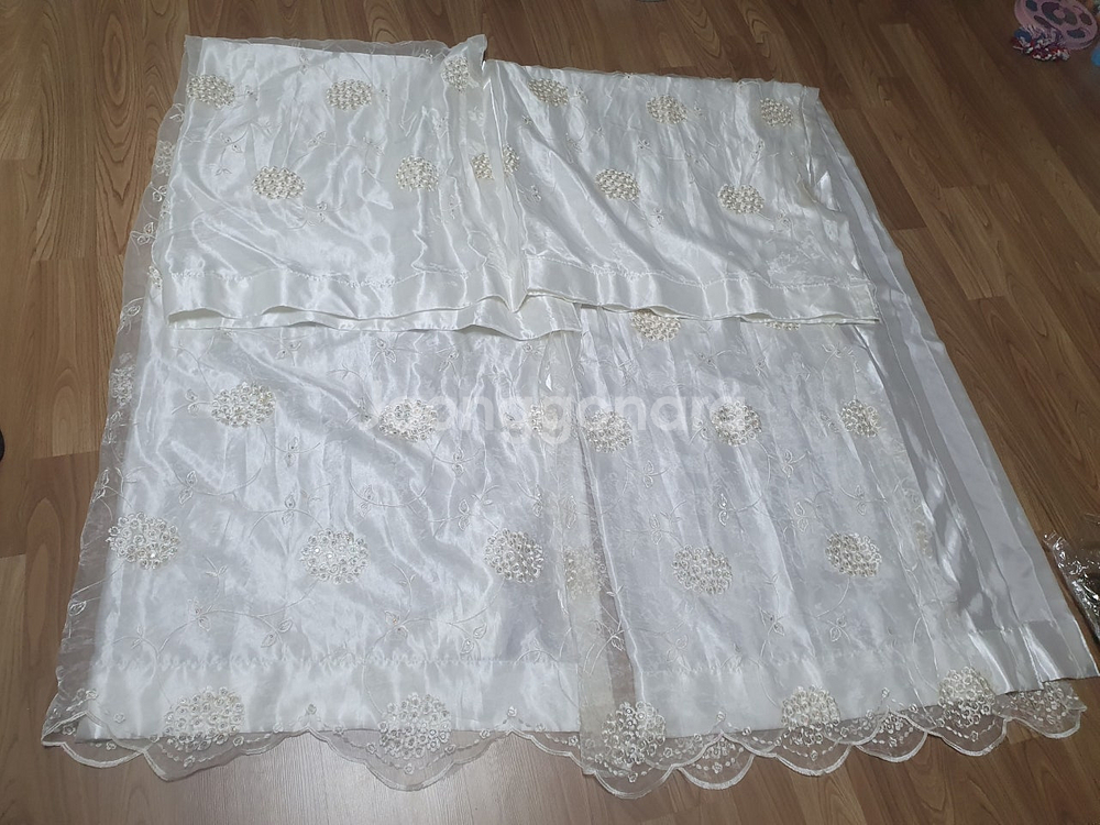 가격추가내림)생활용품(이중커텐+에어컨커버+커텐링+에어컨커버4000원,마호가니바이올린통원목도마,캔들워머 이동형할로겐 ...--5