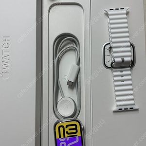 애플워치7스테인리스 45mm 실버 SS급