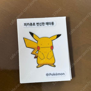 피카츄로 변신한 메타몽 포켓몬 띠부실