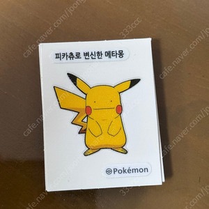 피카츄로 변신한 메타몽 포켓몬 띠부실