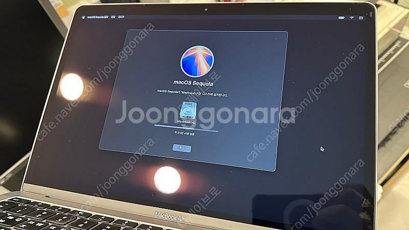 맥북에어 M1 13인치 CTO 메모리 16G SSD 5...--5
