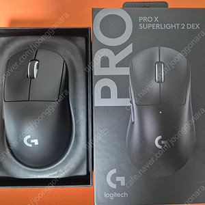 로지텍 지프로X 슈퍼라이트2 덱스 블랙 마우스 logitech g pro x superlight2 dex