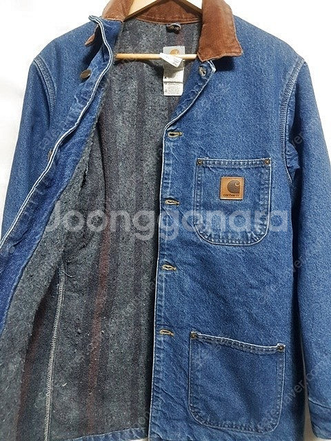 made in usa 칼하트 데님 초어 자켓 워크자켓 ...--3