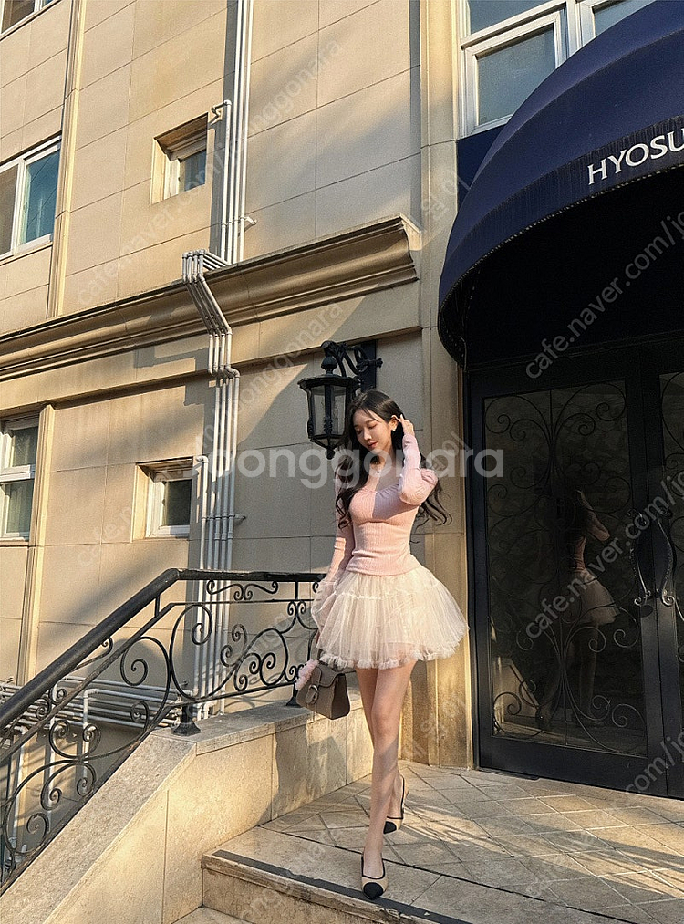 이부베 더요니아 샤스커트 숏 베이지 새상품--3