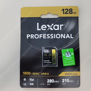 렉사 SD카드 PROFESIONAL 128GB 1800X 새제품