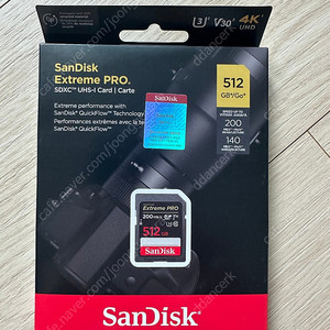 정품 샌디스크 Sandisk CFexpress CFE512GB 타입B 메모리카드 판매 (미개봉)